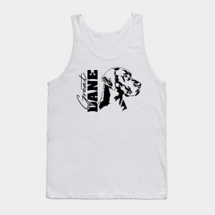 Proud Great Dane dog portrait Tank Top